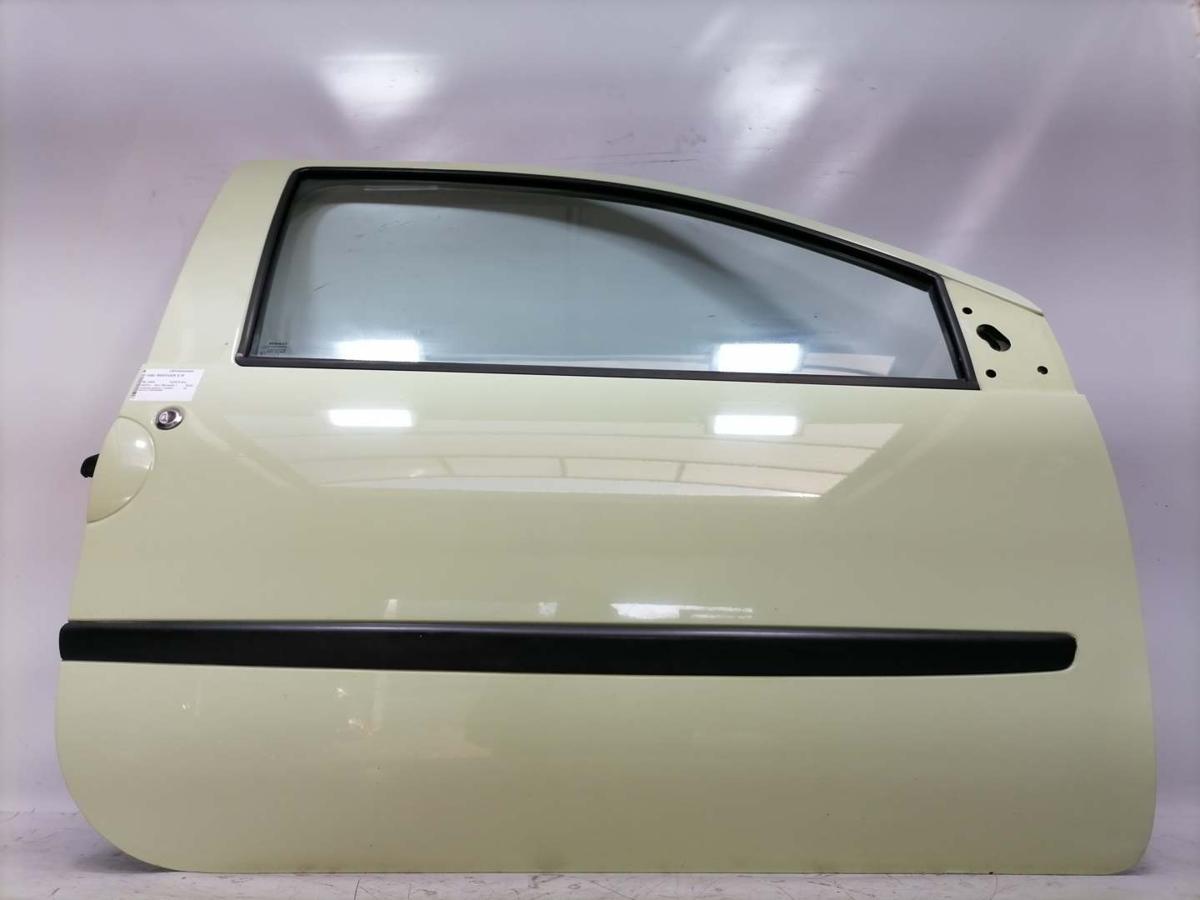 Renault Twingo 2 original T&uuml;r rechts Beifahrert&uuml;r OVF91-Vert Rainette BJ09